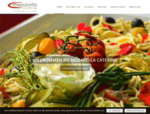 Tablet Screenshot of mozarella-catering.de